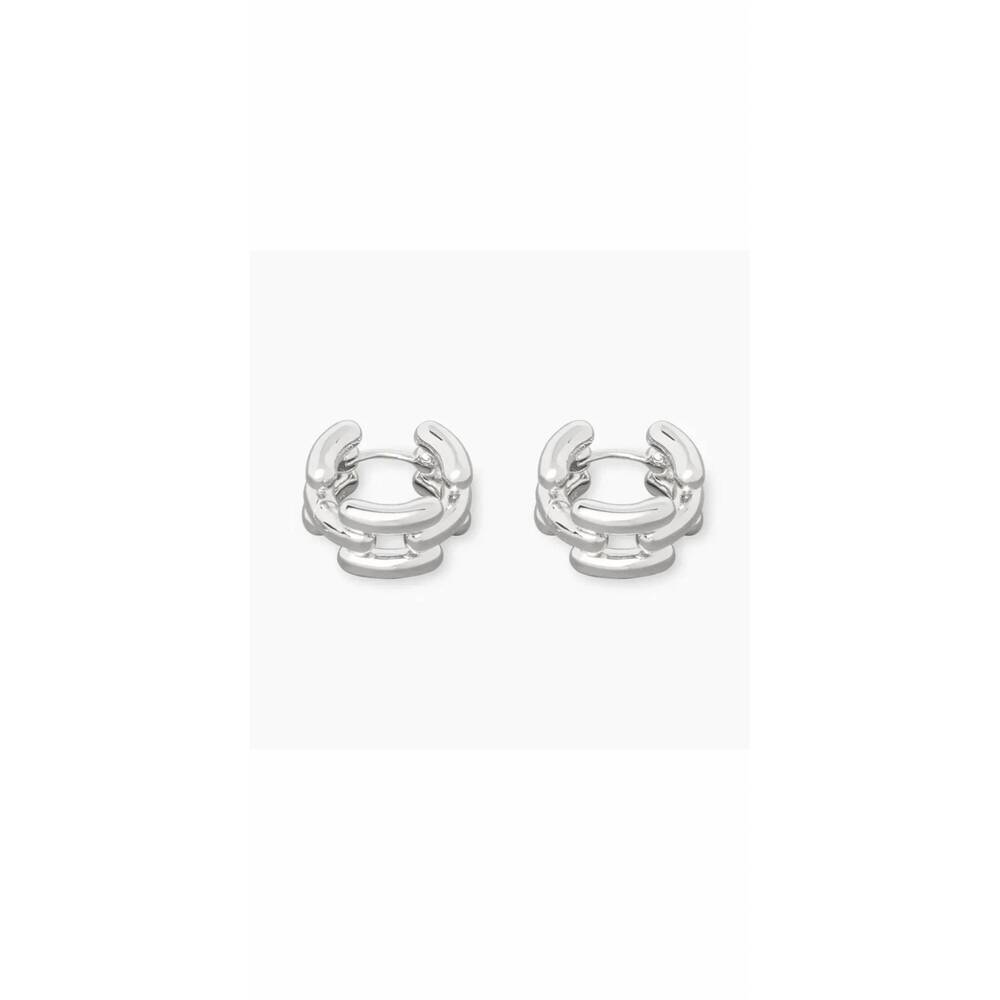 NEW LIÉ STUDIO women's johanna earrings in silver